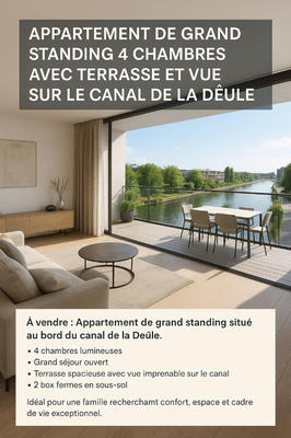 Appartement - 112 m² - 5 pièces