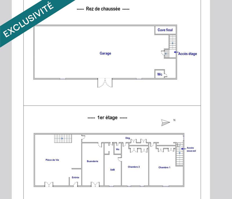 Maison - 138 m² - 6 pièces
