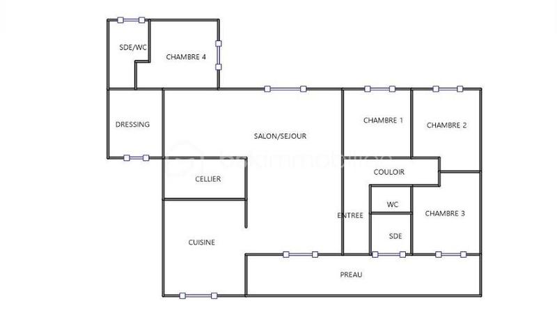 Maison traditionnelle - 140 m² - 6 pièces