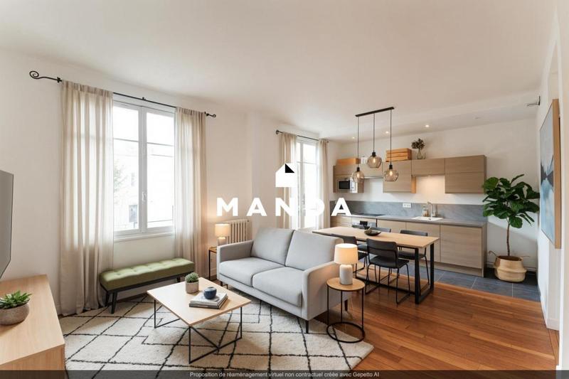 Appartement - 60 m² - 3 pièces