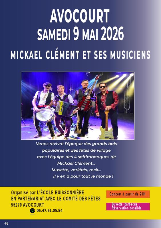 Concert de Mickaël Clément et ses musiciens