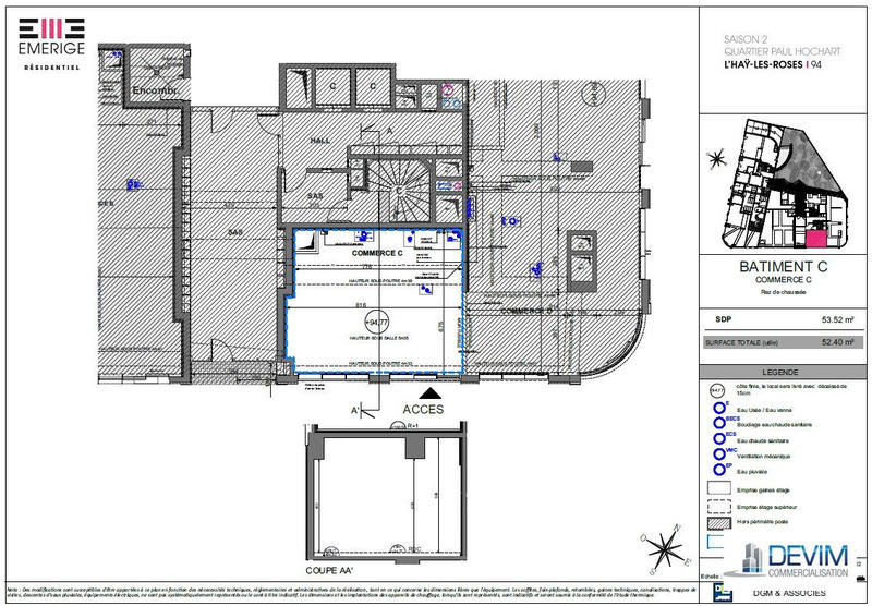 Local commercial - 52 m²