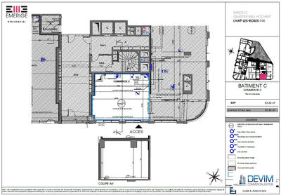 Local commercial - 52 m²