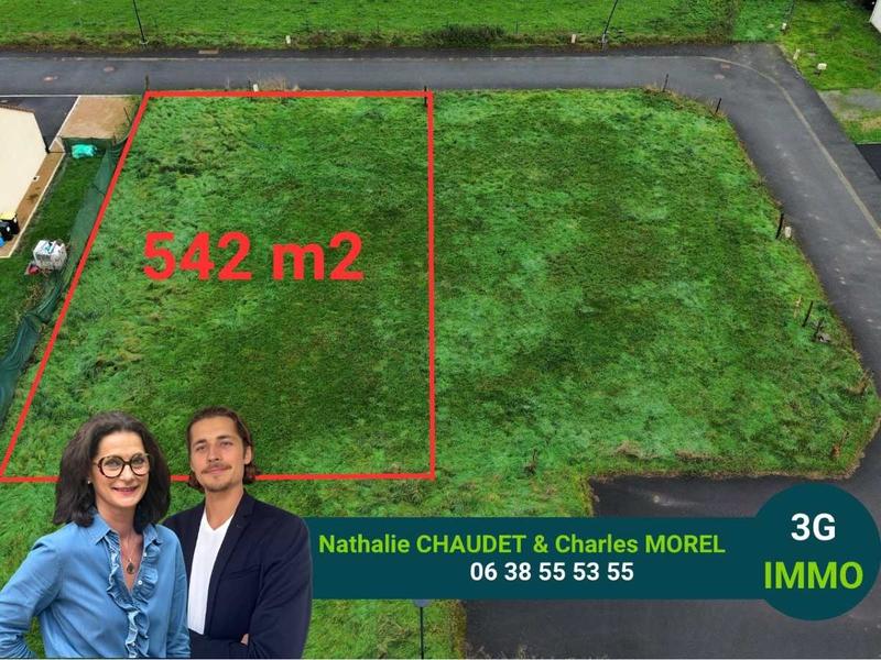 Terrain constructible - 542 m²