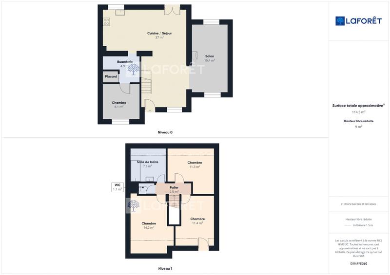 Maison - 100 m² - 5 pièces