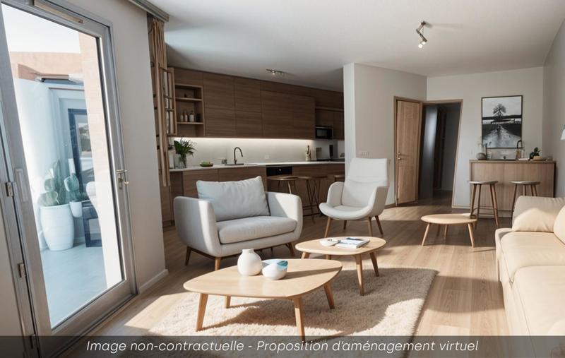 Appartement - 62 m² - 3 pièces