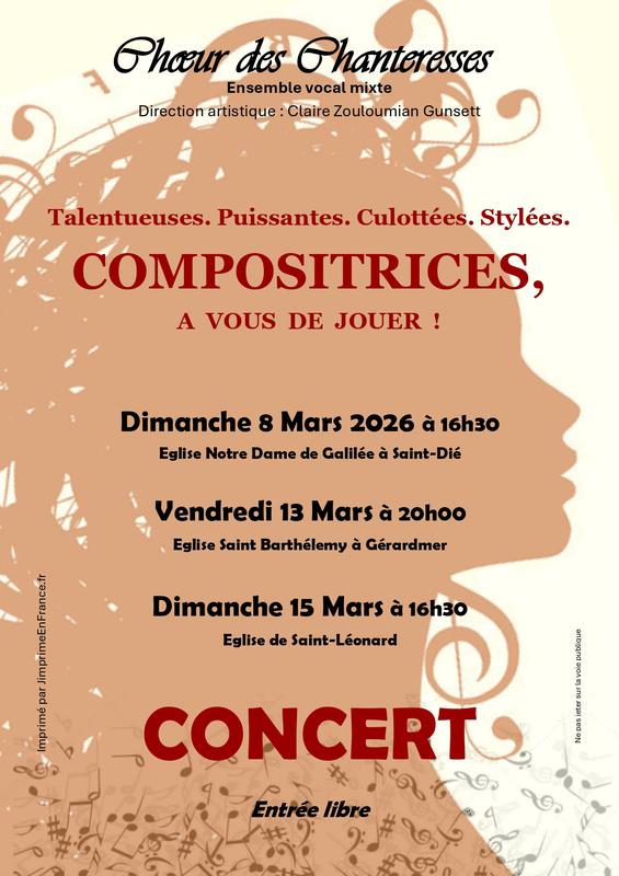 Concert - le choeur des Chanteresses