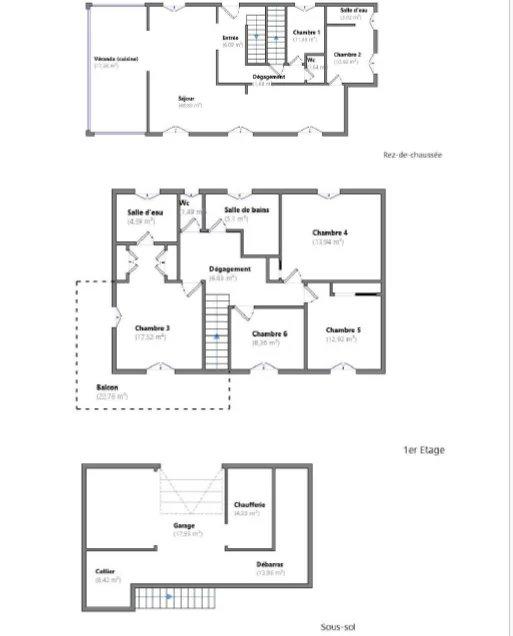 Maison - 171 m² - 7 pièces
