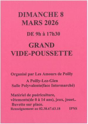 Grand Vide-poussette
