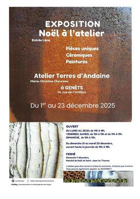 Exposition &quot;Noël à l'atelier&quot;