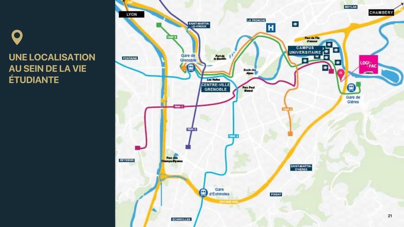 Appartement - 19 m² - 1 pièce