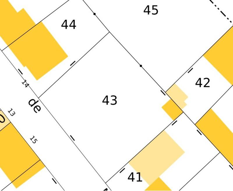 Terrain constructible - 533 m²