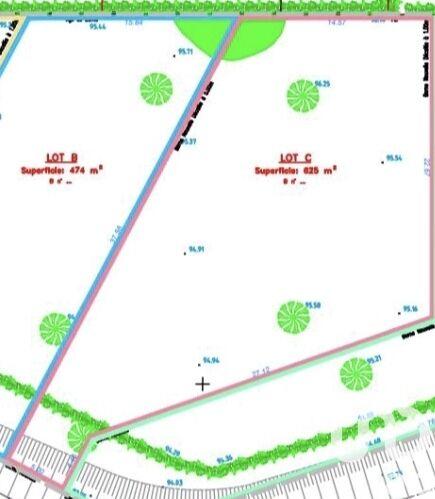 Terrain - 625 m²