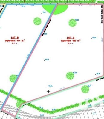 Terrain - 625 m²