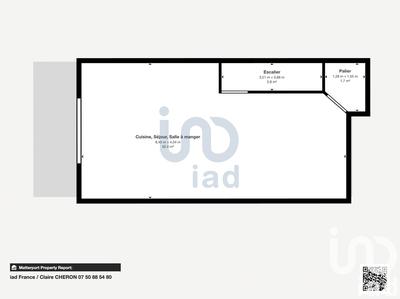 Maison de ville - 74 m² - 3 pièces