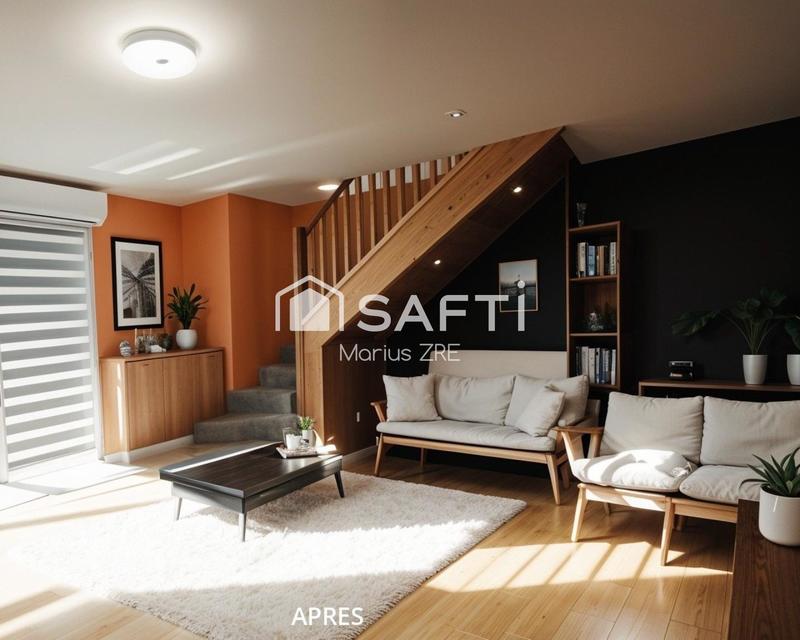 Maison - 62 m² - 3 pièces