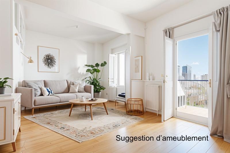 Appartement - 50 m² - 2 pièces