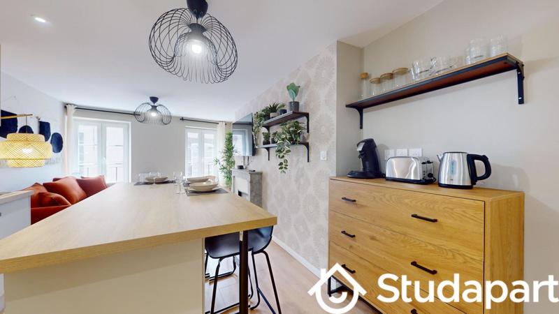 Chambre - 9 m² - 1 pièce