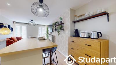 Chambre - 9 m² - 1 pièce