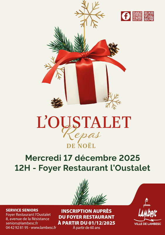 - Complet -Repas de Noël au Foyer