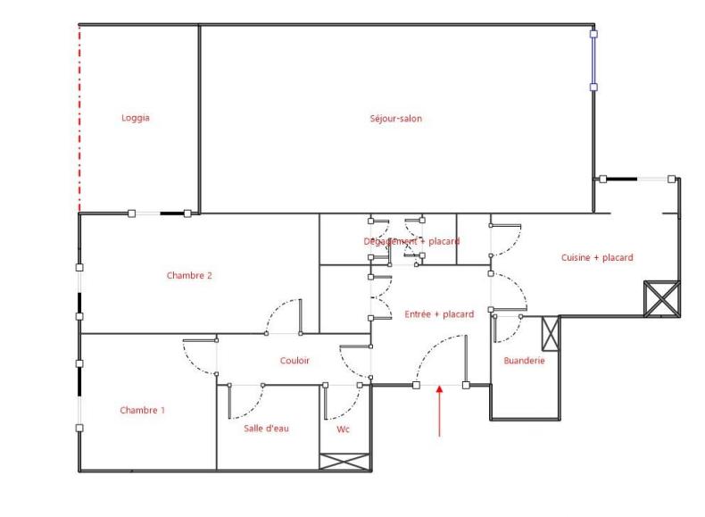 Appartement - 80 m² - 4 pièces