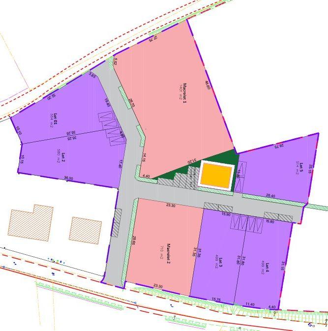 Terrain constructible - 514 m²