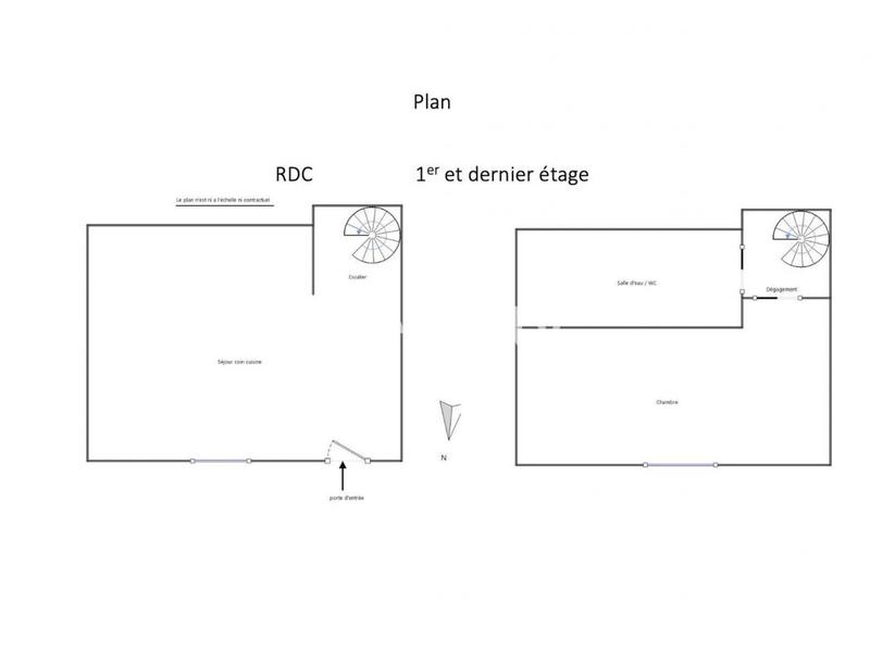 Appartement - 27 m² - 2 pièces