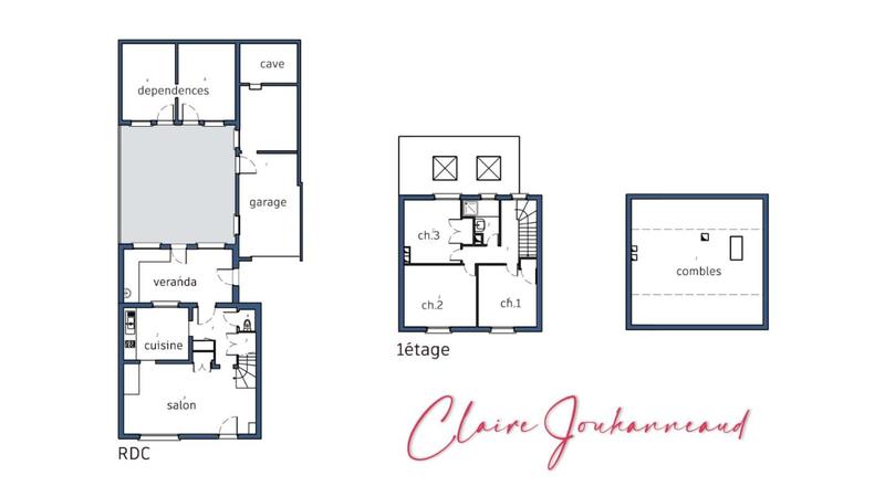 Maison - 90 m² - 4 pièces