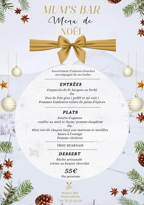 Réveillon de Noël au restaurant Mum's