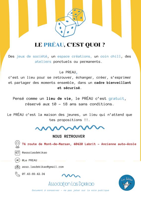 Maison des Jeunes de Labrit : Ouverture