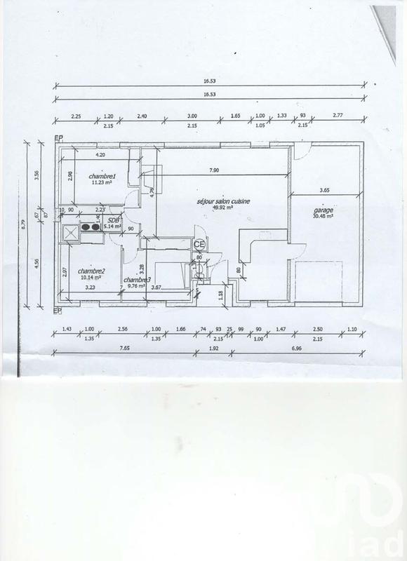 Maison - 92 m² - 4 pièces
