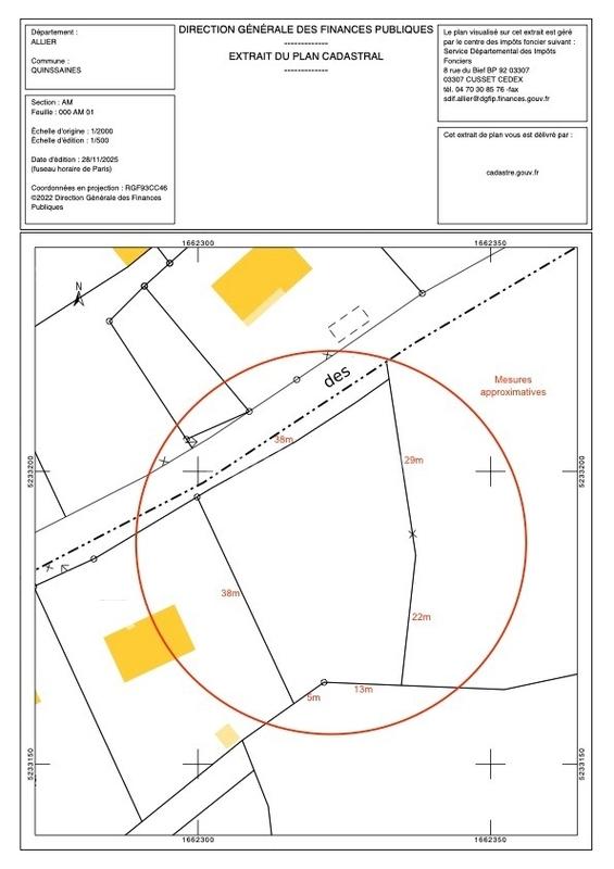 Terrain constructible - 1 352 m²