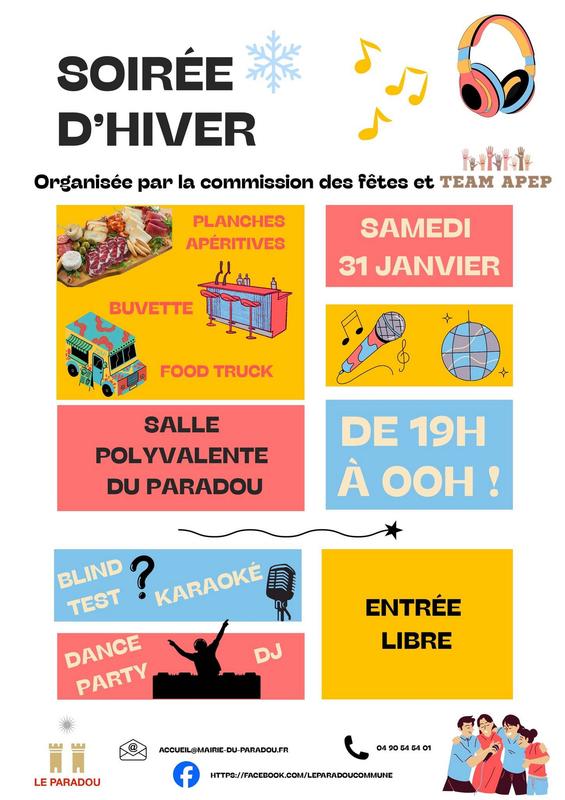 Soirée d'Hiver au Paradou