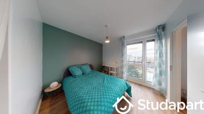 Chambre - 13 m² - 1 pièce