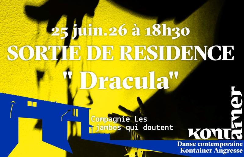 Sortie de résidence de la Compagnie les Jambes Qui Doutent ”Dracula” - Danse contemporaine pluridisciplinaire