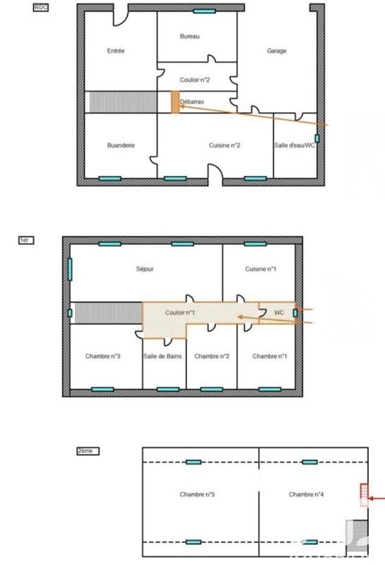 Maison - 166 m² - 7 pièces