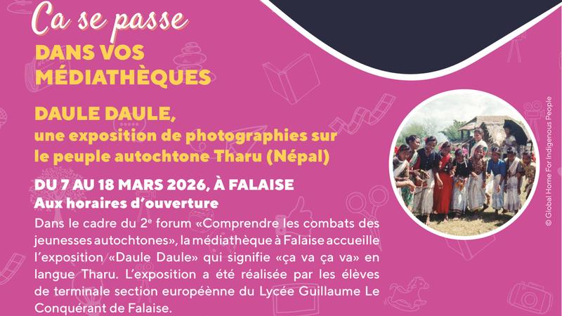 Exposition "Daule, daule, peuple Tharu"