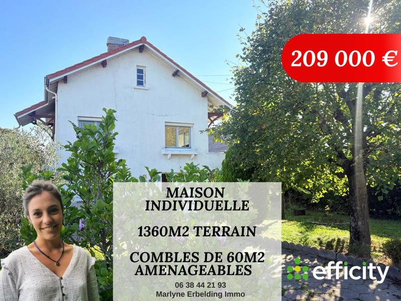 Maison - 92 m² - 4 pièces