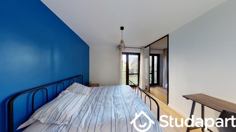 Chambre - 14 m² - 1 pièce