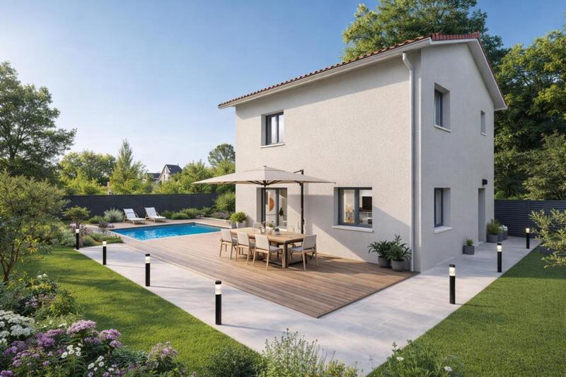 Maison - 93 m² - 4 pièces