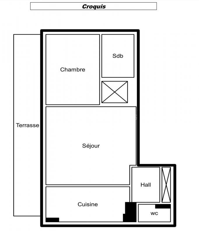 Appartement - 42 m² - 2 pièces