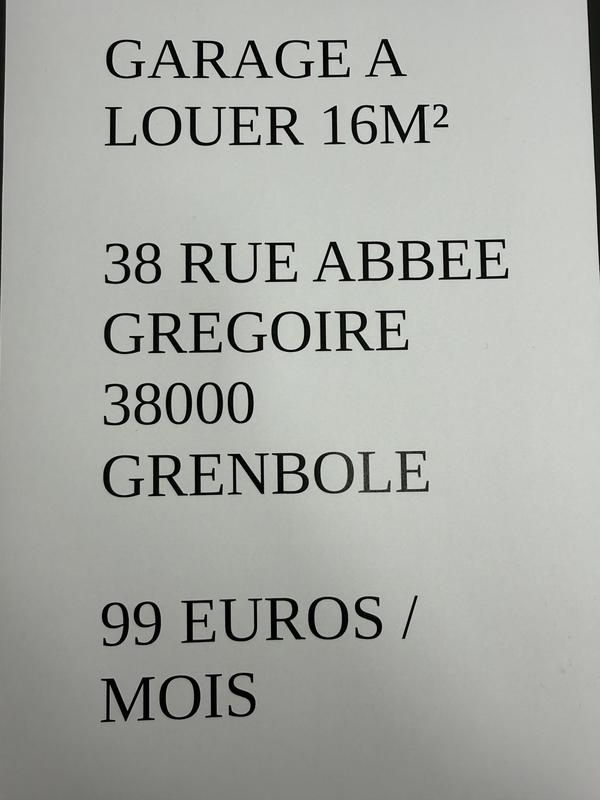 Parking / Garage - 15 m²