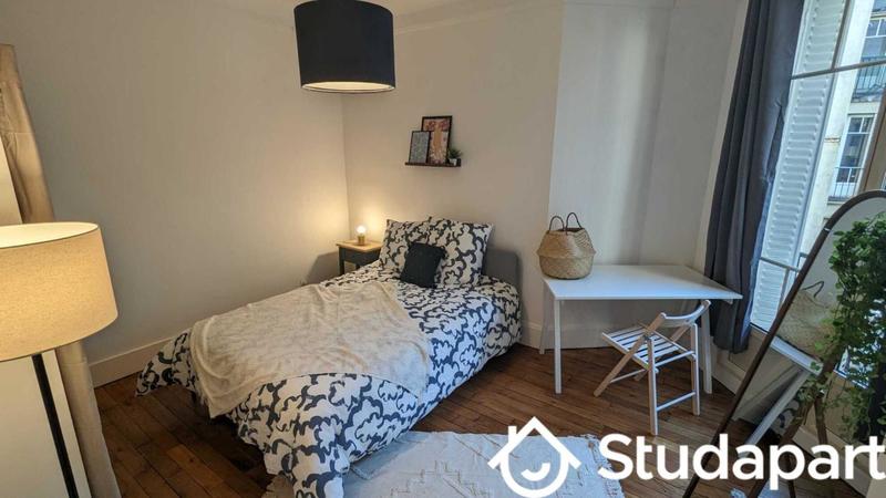 Chambre - 13 m² - 1 pièce