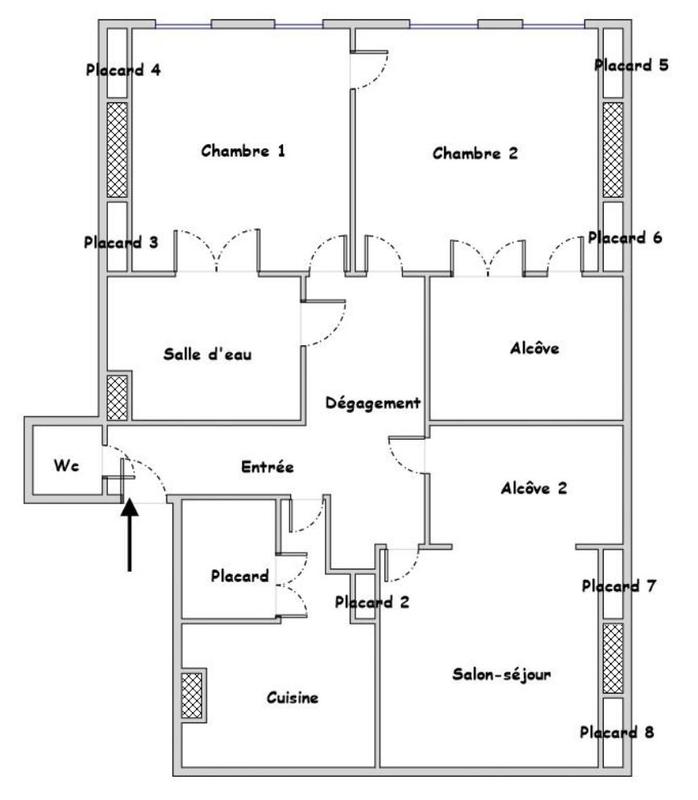 Appartement - 115 m² - 4 pièces