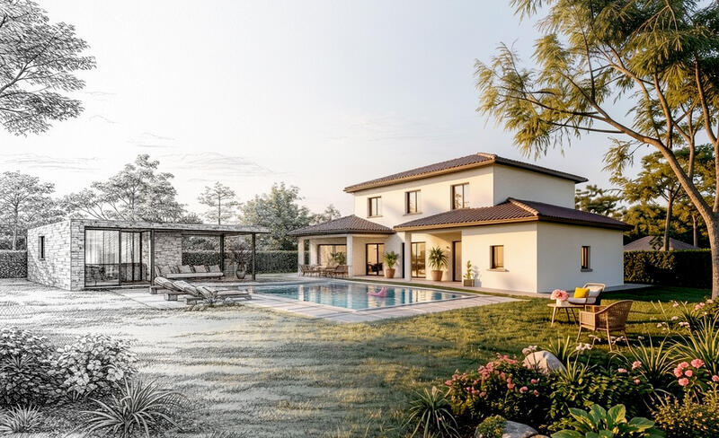 Maison - 132 m² - 6 pièces