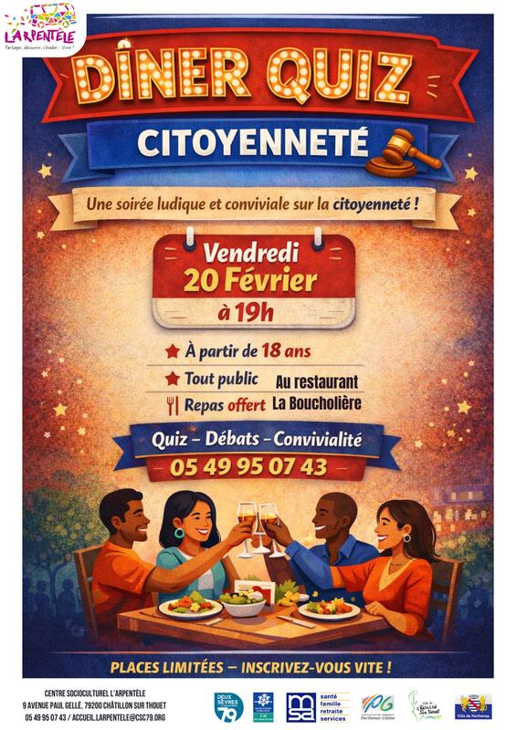 Dîner quiz citoyenneté