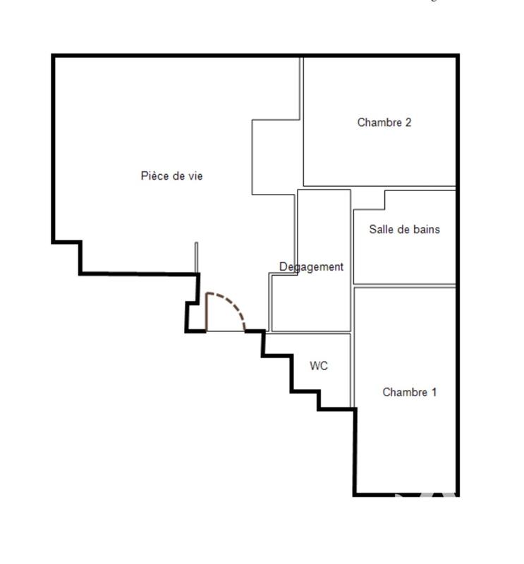 Appartement - 66 m² - 3 pièces