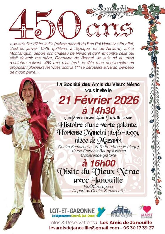 Conférence et visite de Nérac