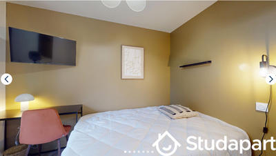 Chambre - 11 m² - 1 pièce