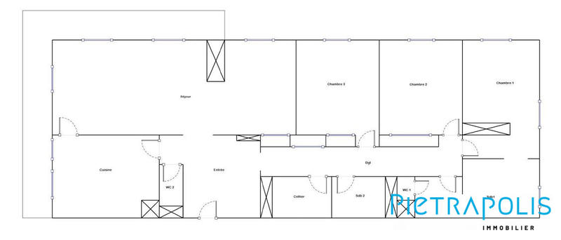 Appartement - 148 m² - 5 pièces